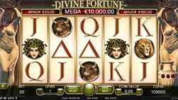 DIVINE FORTUNE u RIZK CASINU