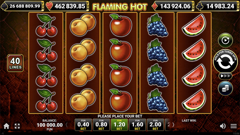 Flaming Hot demo igra