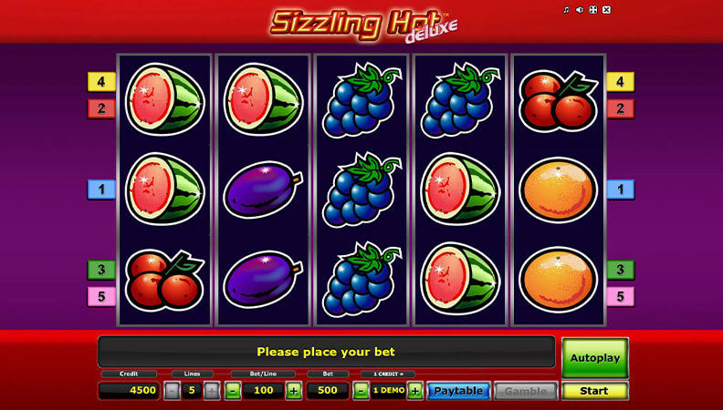 Sizzling Hot demo igra.