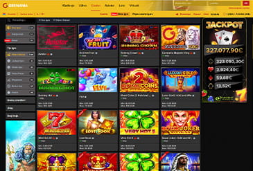 Pregled izbora igara Germania casino