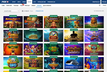 Pregled izbora igara PSK casino